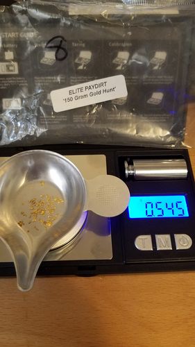 Customer photo review of *BOGO* '150 GRAM GOLD HUNT' - ELITE Gold Paydirt Panning Concentrates