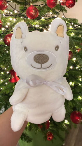 Customer photo review of Personalisierte Babydecken 75x100 cm - Babydecke mit Namen