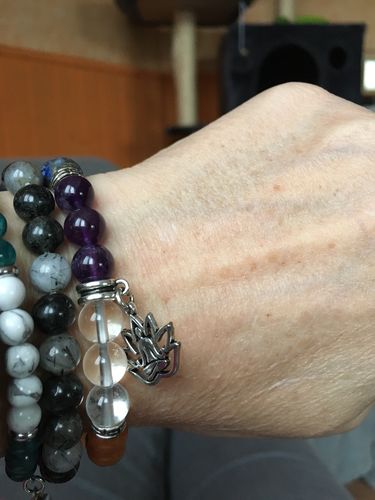 Customer photo review of BRACELET HARMONIE DES CHAKRAS