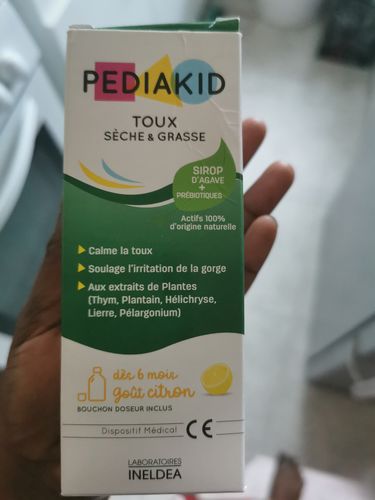 Customer photo review of TOUX SECHE ET GRASSE PEDIAKID