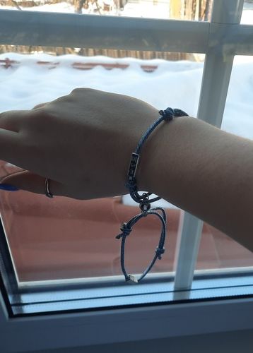 Customer photo review of Vespani Infinity Love Bracelet (Set of 2)