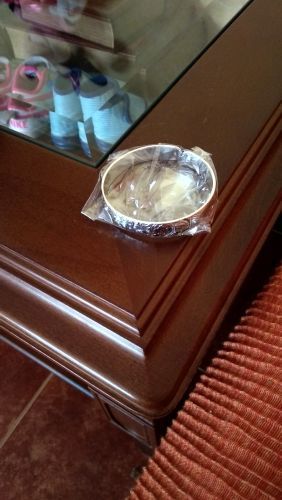 Customer photo review of Silver Vintage Lotus Bangle