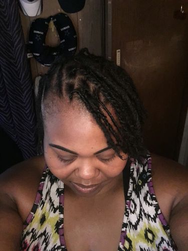 Customer photo review of Braids, Loc & Twist Firm Hold Pomade | 4 oz