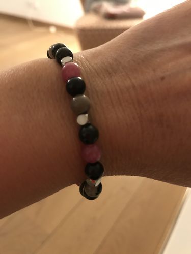 Customer photo review of BRACELET TOURMALINE PROTECTEUR 6mm