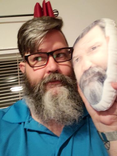 Customer photo review of Personalisiertes Gesichtskissen™