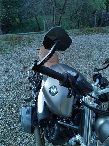 Customer photo review of Rétroviseur Embout de guidon HIGHSIDER STEALTH-X7 avec clignotant intégré
