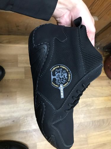 Customer photo review of Warm Outdoor Leisure Leather Martin Boots