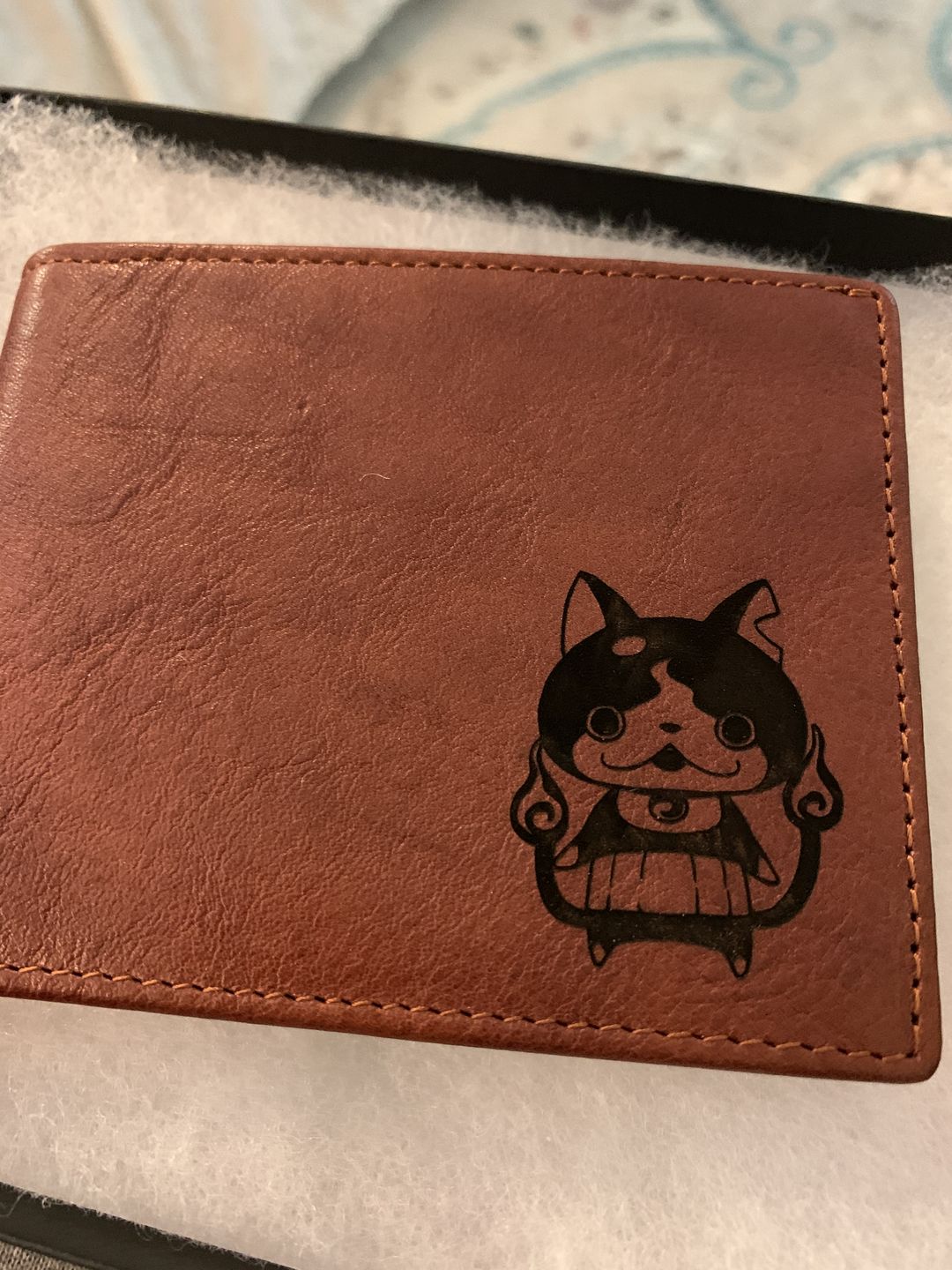 Customer photo review of Personalized Leather Wallet with Monogram or Handwriting