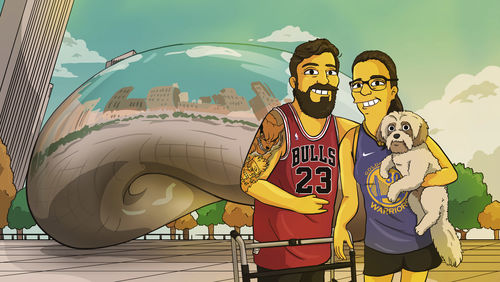 Customer photo review of RETRATO EM ARQUIVO DIGITAL FAMILIA AMARELA