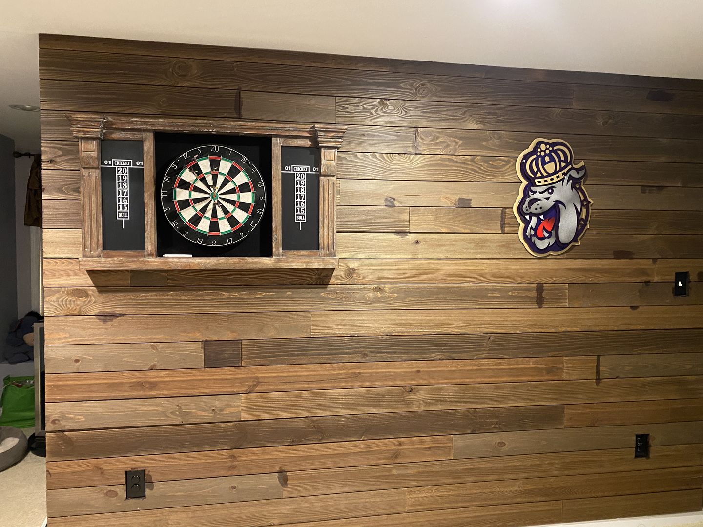 Customer photo review of James Madison University Dukes Mascot 3D Artwork