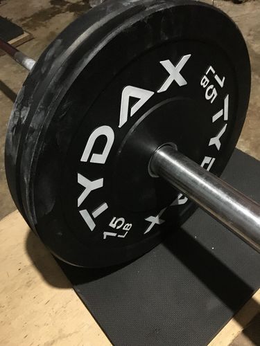 Customer photo review of Tydax Black Bumper Plates