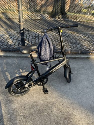 Customer photo review of Murtisol Electric Bicycles Aluminium Adult Ebike 36V 250W Foldable Handle