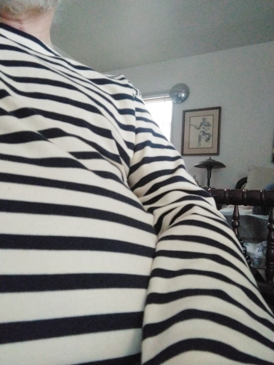 Customer photo review of Breton Stripe Long Sleeve T-Shirt