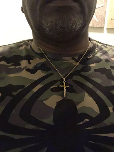 Customer photo review of Crucifix (Gold)