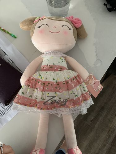 Customer photo review of Personalized Leyadoll (Pink) with Gift Bag