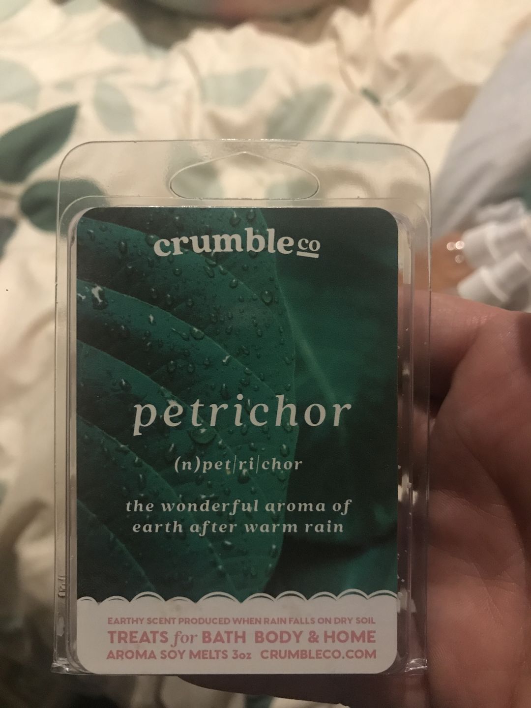 Customer photo review of Petrichor Wax Melts