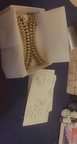 Customer photo review of Classic Polki Anklets