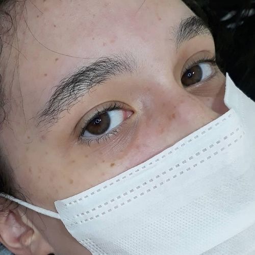 Customer photo review of Icoloured® Egypt Brown Colored Contact Lenses