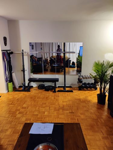 Customer photo review of Black Barbell Collar