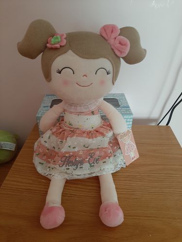 Customer photo review of Personalized Gloveleya Spring Girl Doll With Gift Bag - 5 Colors