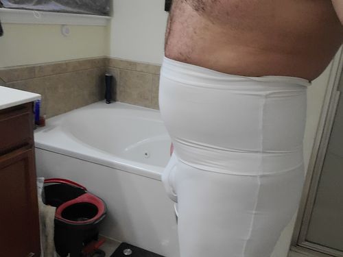 Customer photo review of Men's Girdle Compression Shorts