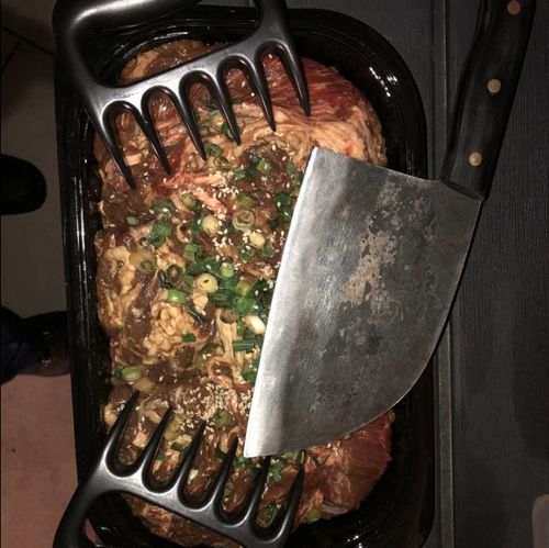 Customer photo review of Nakiri™ - The Original Serbian Sarschach Steel Knife