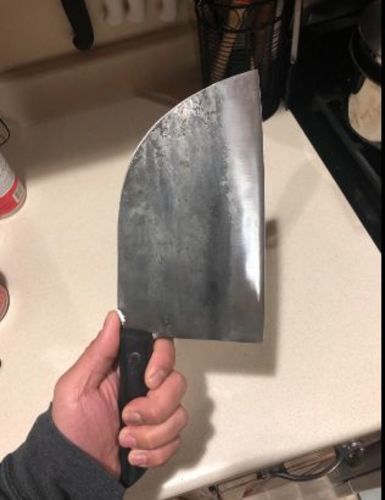 Customer photo review of Nakiri™ - The Original Serbian Sarschach Steel Knife