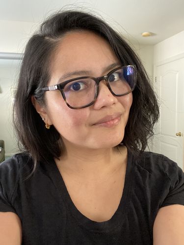 Customer photo review of Aira Earrings