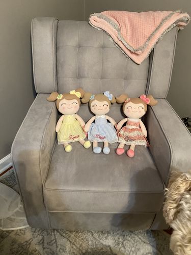 Customer photo review of Personalized Leyadoll (Pink) with Gift Bag