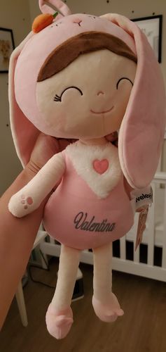 Customer photo review of Personalized Bunny Leyadoll with Gift Bag - 2 Skin Tones