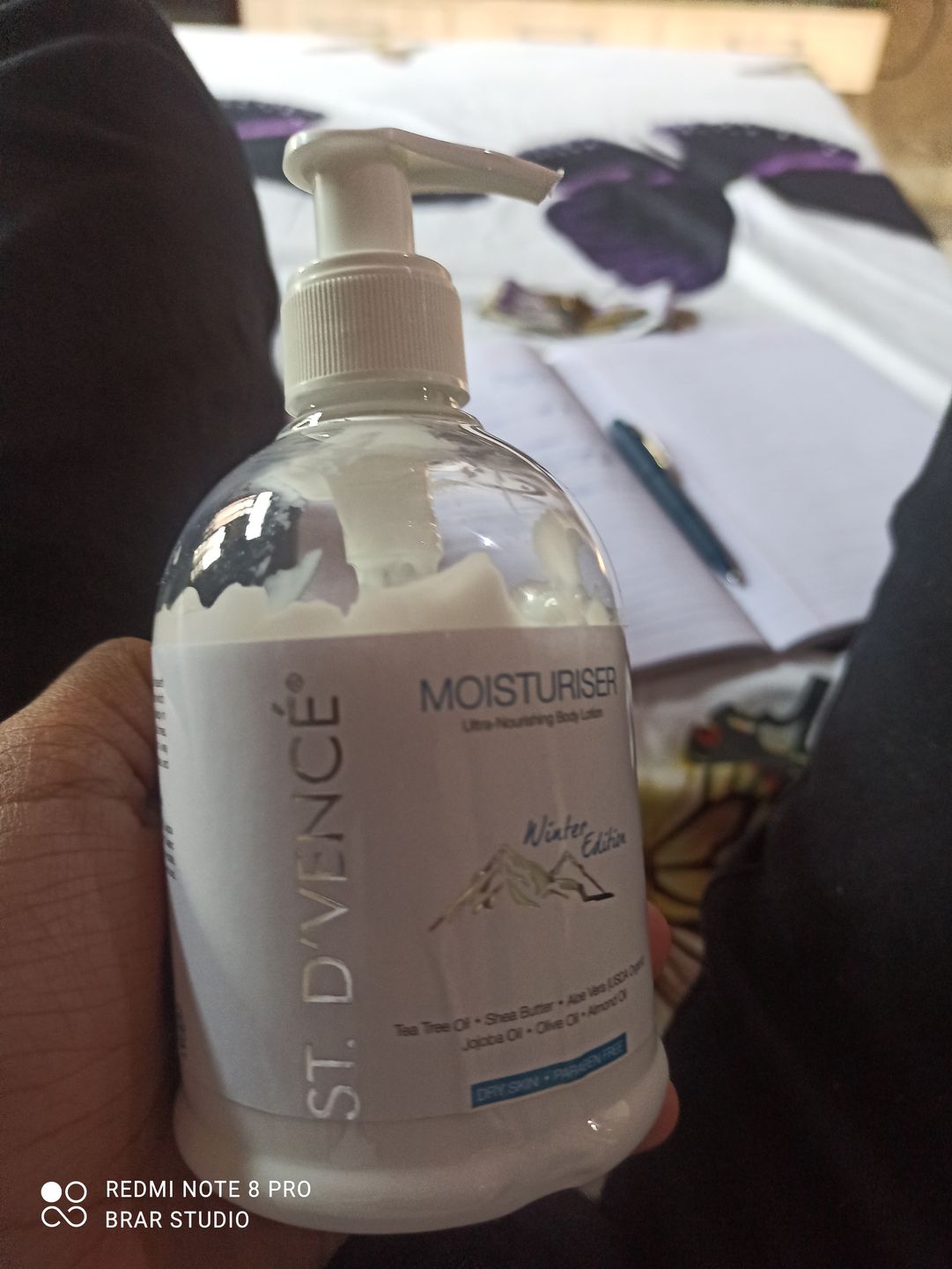 Customer photo review of Winter Body Lotion with Tea Tree & Shea Butter, 300 ml