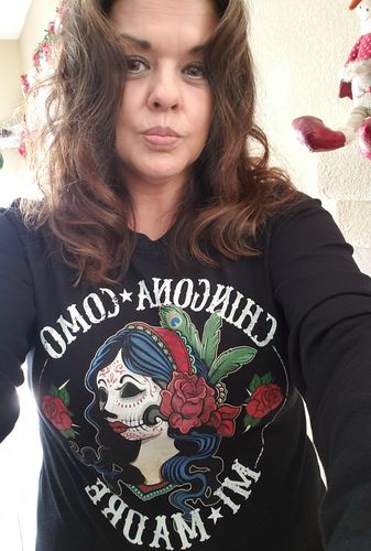 Customer photo review of Carne Asada King OG Griller T-Shirt