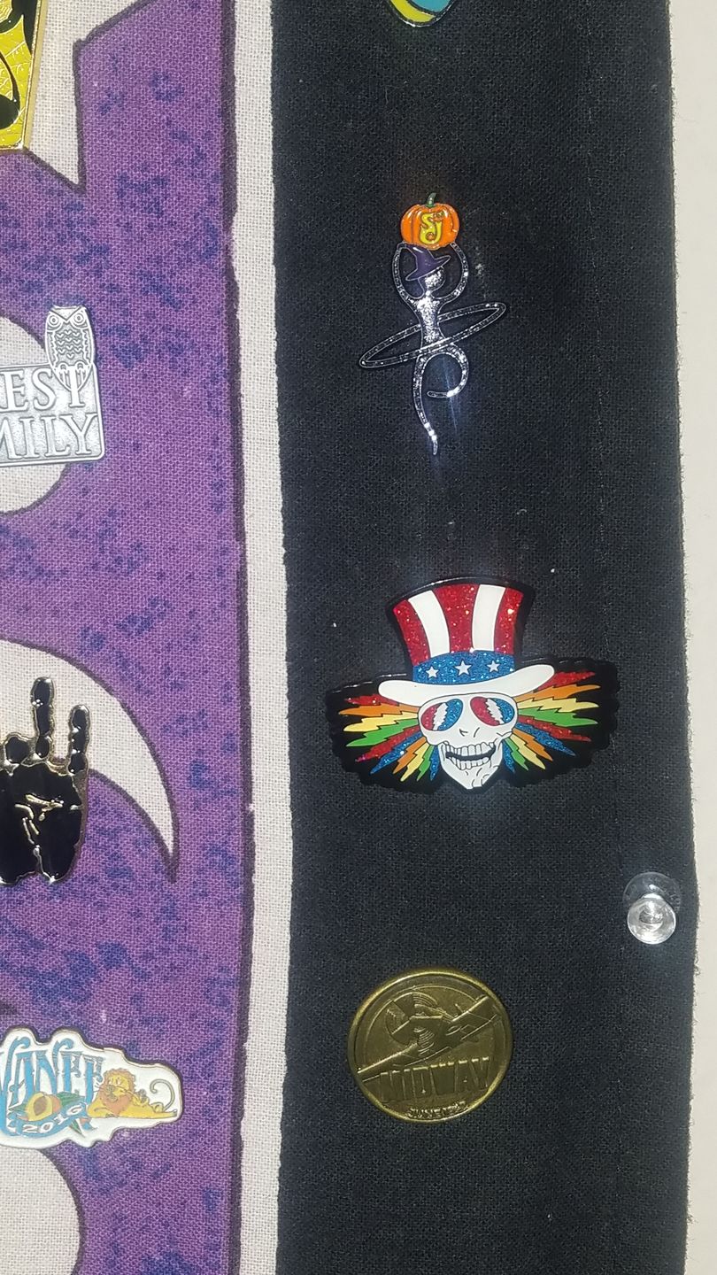 Customer photo review of Uncle Sam Head Pin