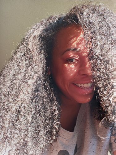 Customer photo review of Curly Hair Moisturizer with Organic Avocado Oil and Organic Jojoba Oil with Lavender Fragrance