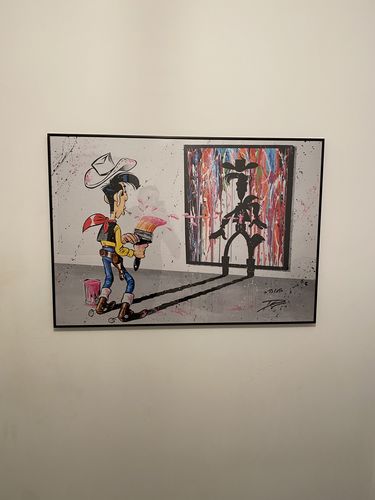 Customer photo review of "Man who paints faster than his shadow"  - limitée à 150 exemplaires