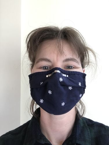 Customer photo review of Mask Insert - Straight - 100 Count