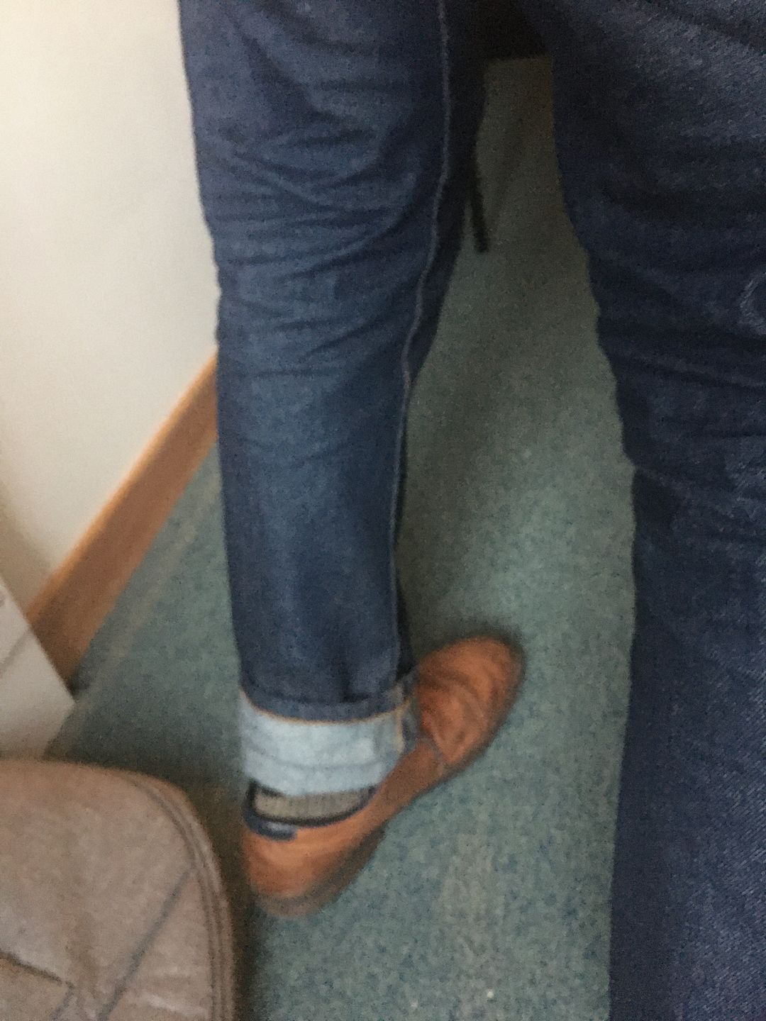 Customer photo review of Jeans - 14oz Selvedge denim