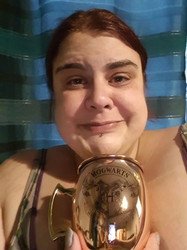 Customer photo review of Harry Potter Copper Mug - 925 Sterling Silver Horcrux Necklace Collection