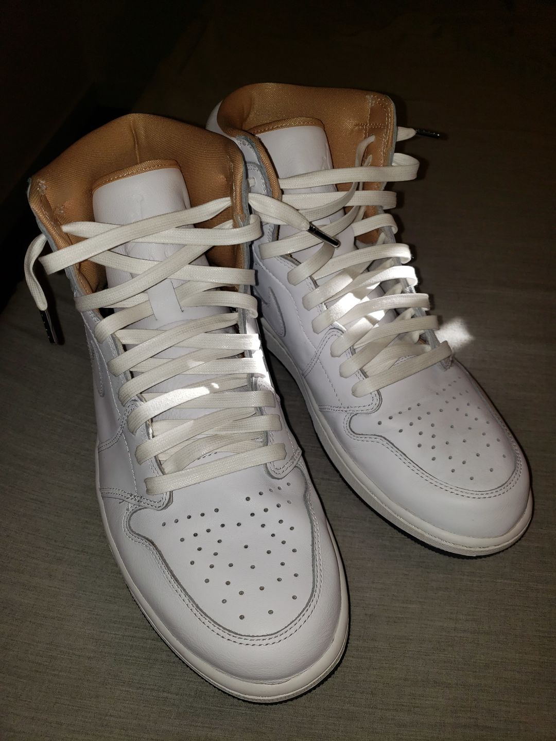 Customer photo review of Flat Waxed Cotton Shoe Laces