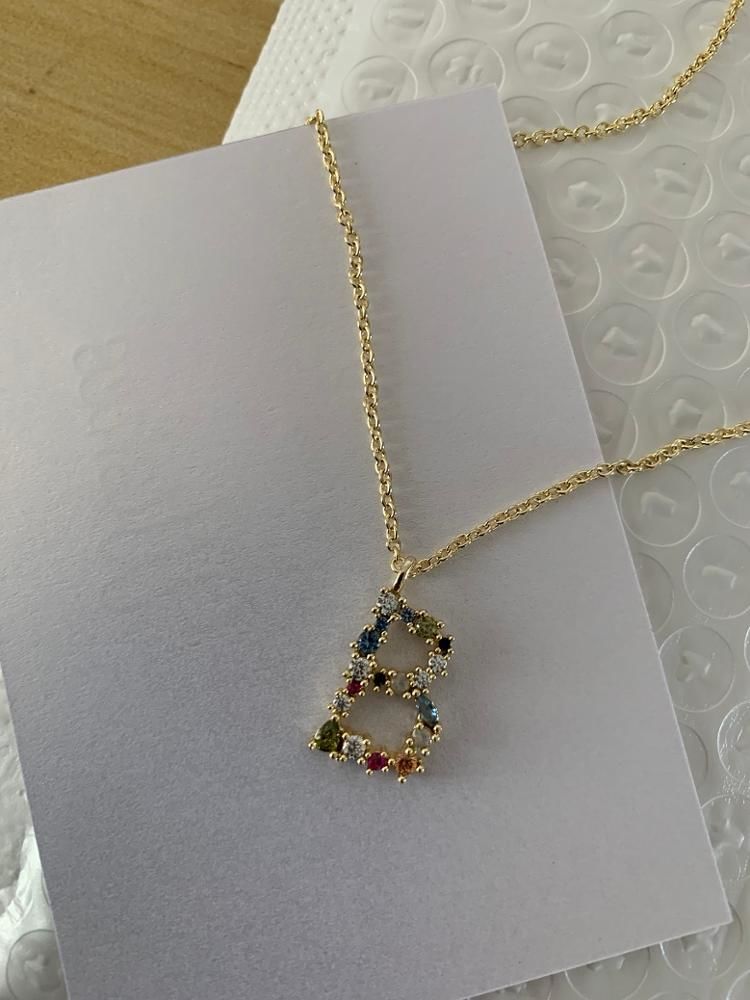 Customer photo review of LOANYA Buchstaben Kette