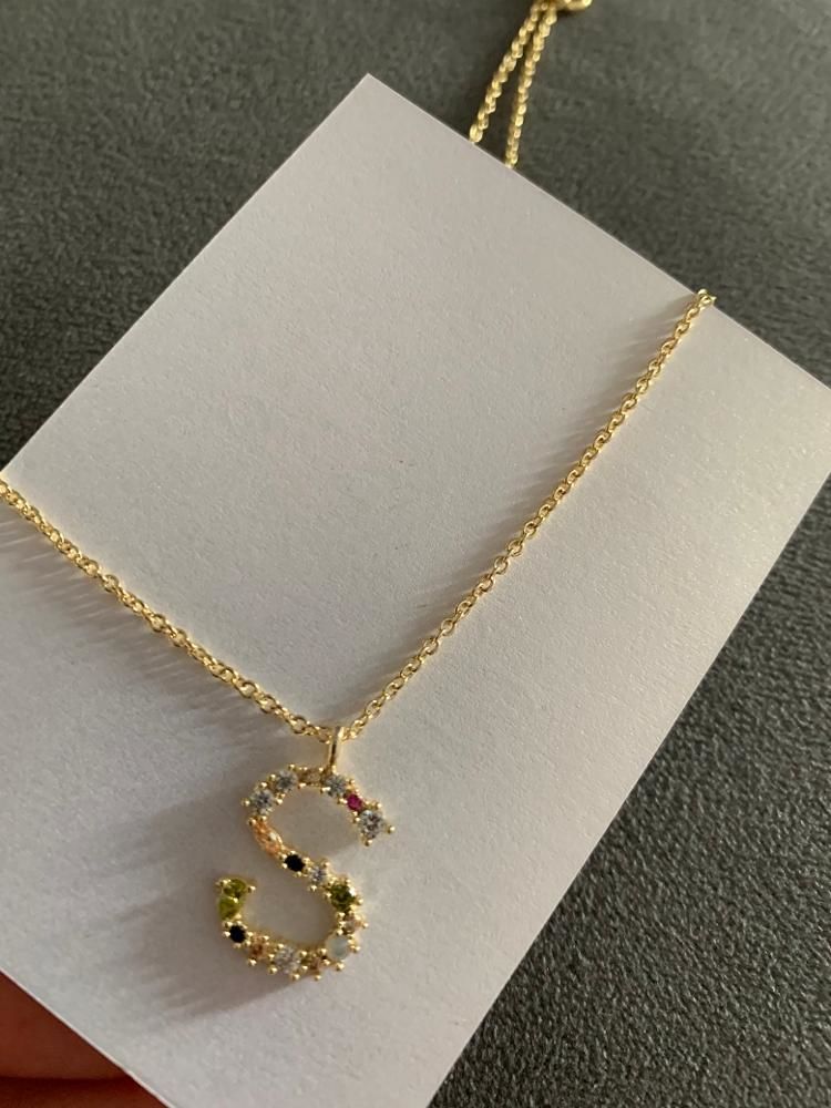 Customer photo review of LOANYA Buchstaben Kette