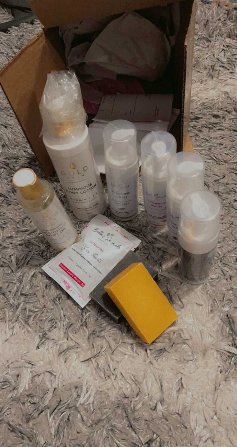 Customer photo review of Belle's Natural Yoni Wash