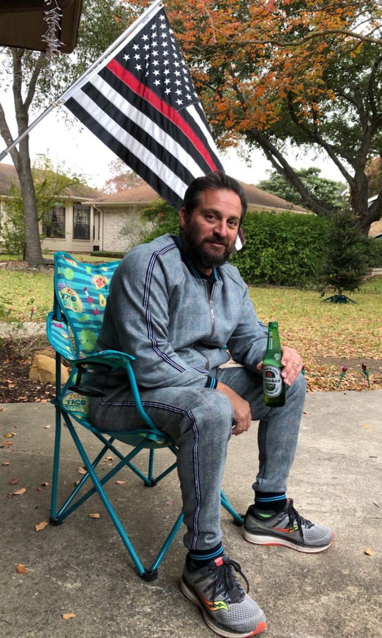 Customer photo review of TheMrTailor™ Gentlemen Tracksuit