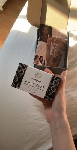 Customer photo review of BLACK SOAP - afrikanische schwarze Seife