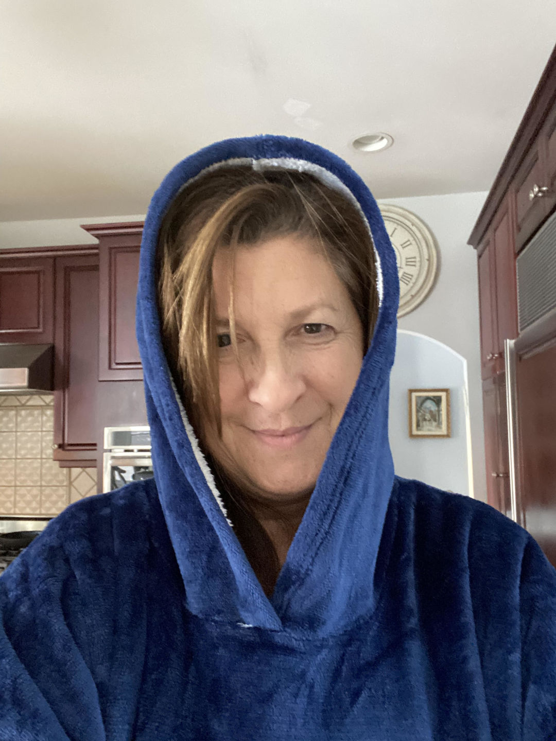 Customer photo review of BiggerBee Minky Throw Blanket Solid Light Grey **IN STOCK**