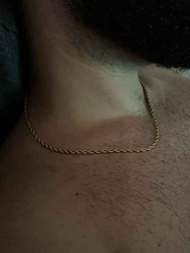 Customer photo review of Rope (Gold) 3mm