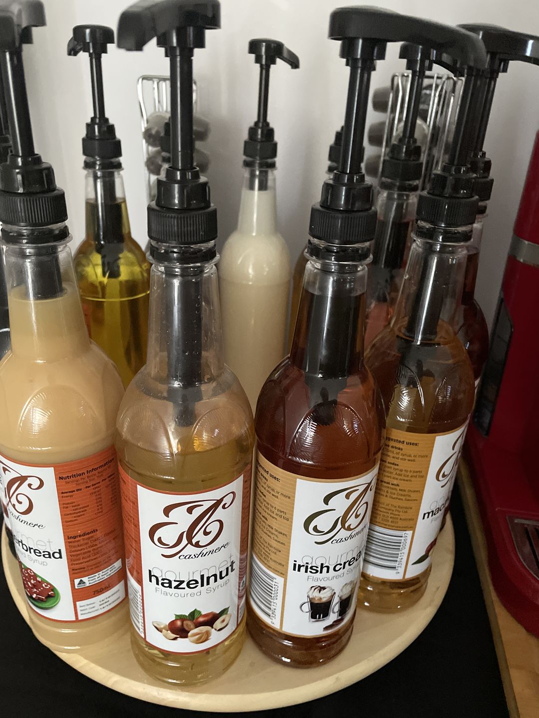 Customer photo review of Salted Caramel Coffee Syrup
