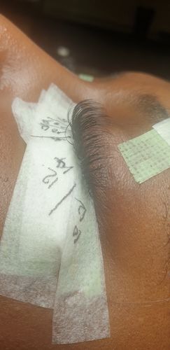 Customer photo review of 0.07 Easy Fan Russian Volume Cashmere Lashes (16 lines)