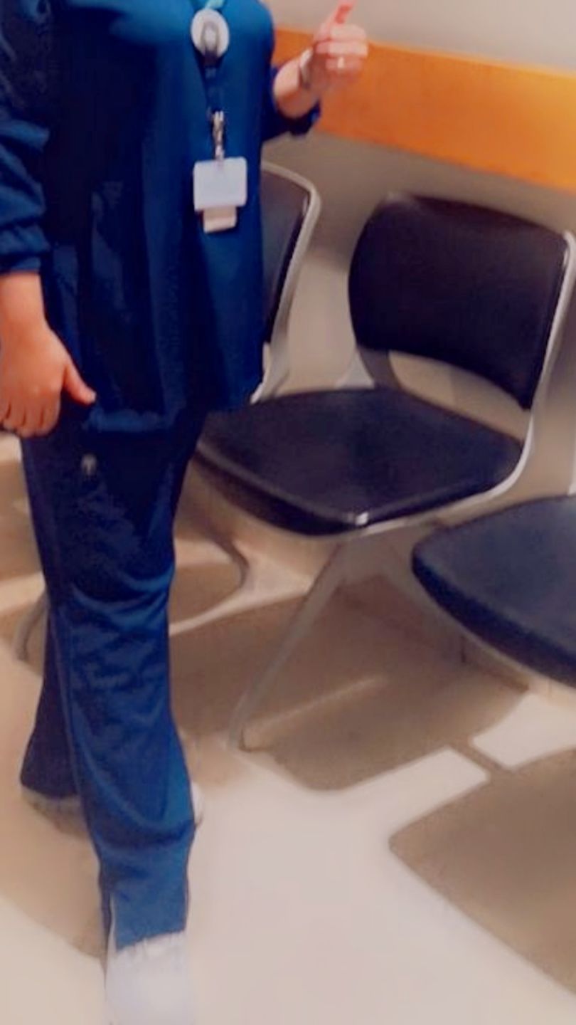 Customer photo review of H.H Works - Fatima & Rebecca Women's Scrub Set