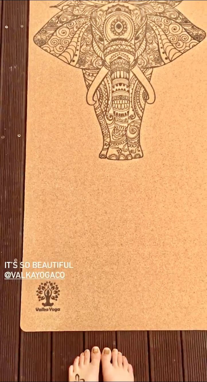 Customer photo review of Elephant Yoga Mat